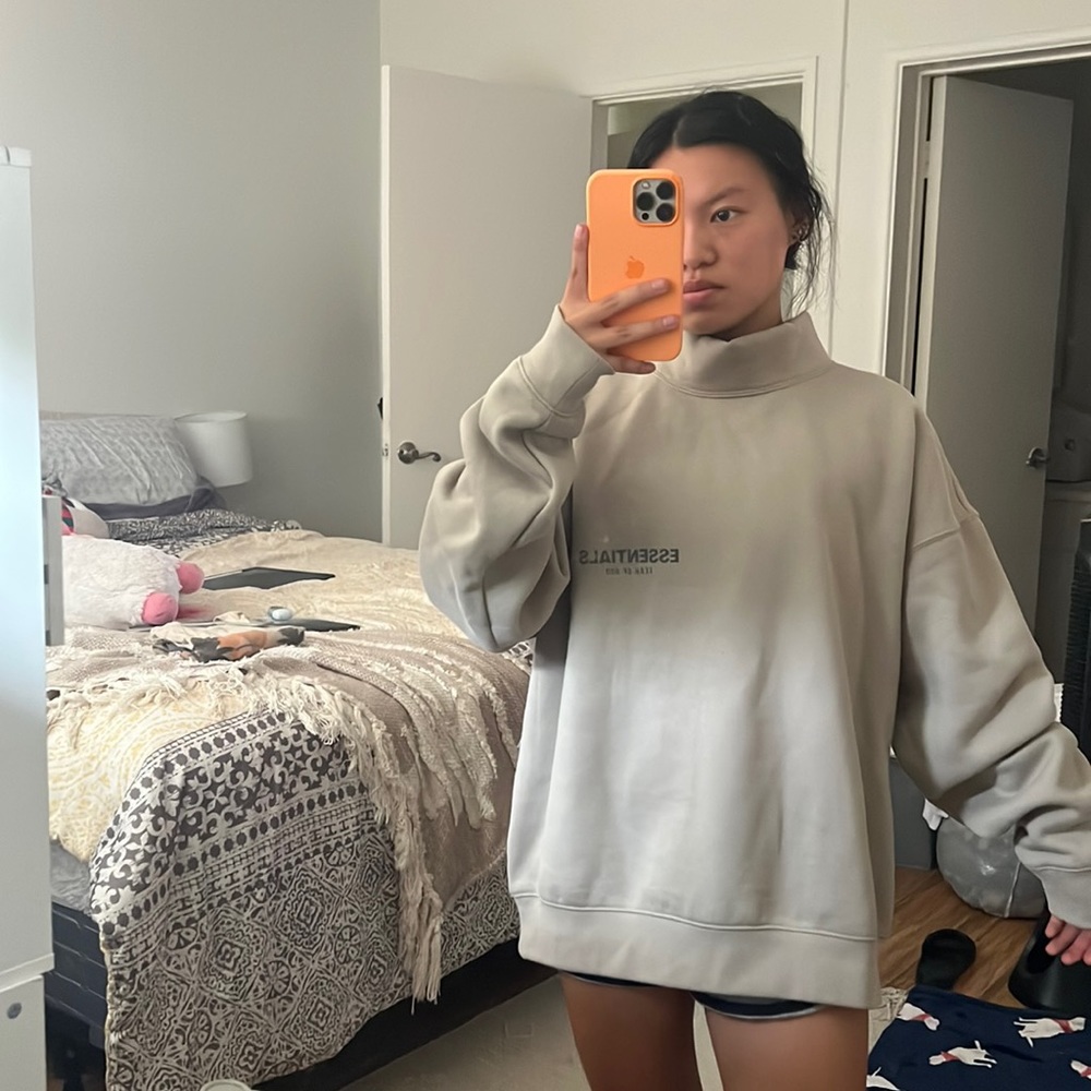 Essentials mock neck sweatshirt